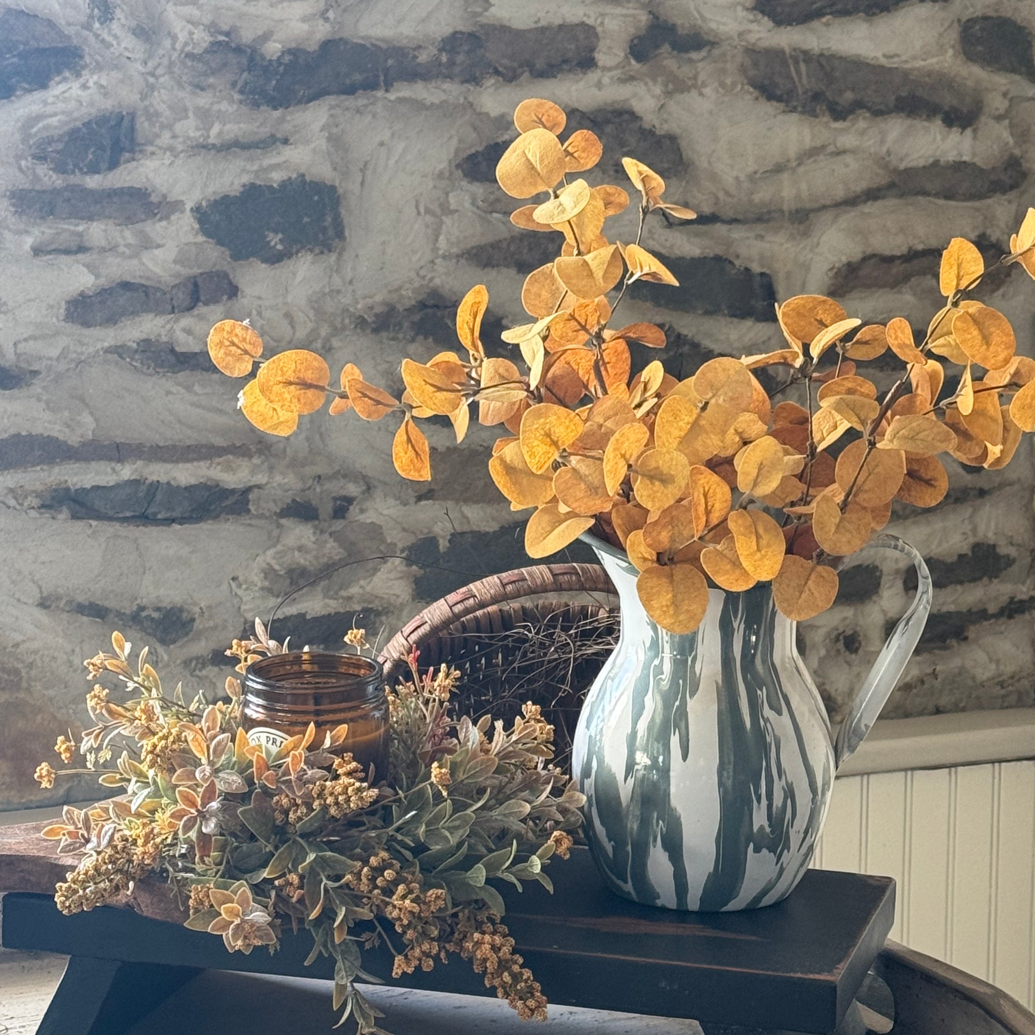 Autumn Leaf Spray Stems - 18" - Fall Decor- Set of 3