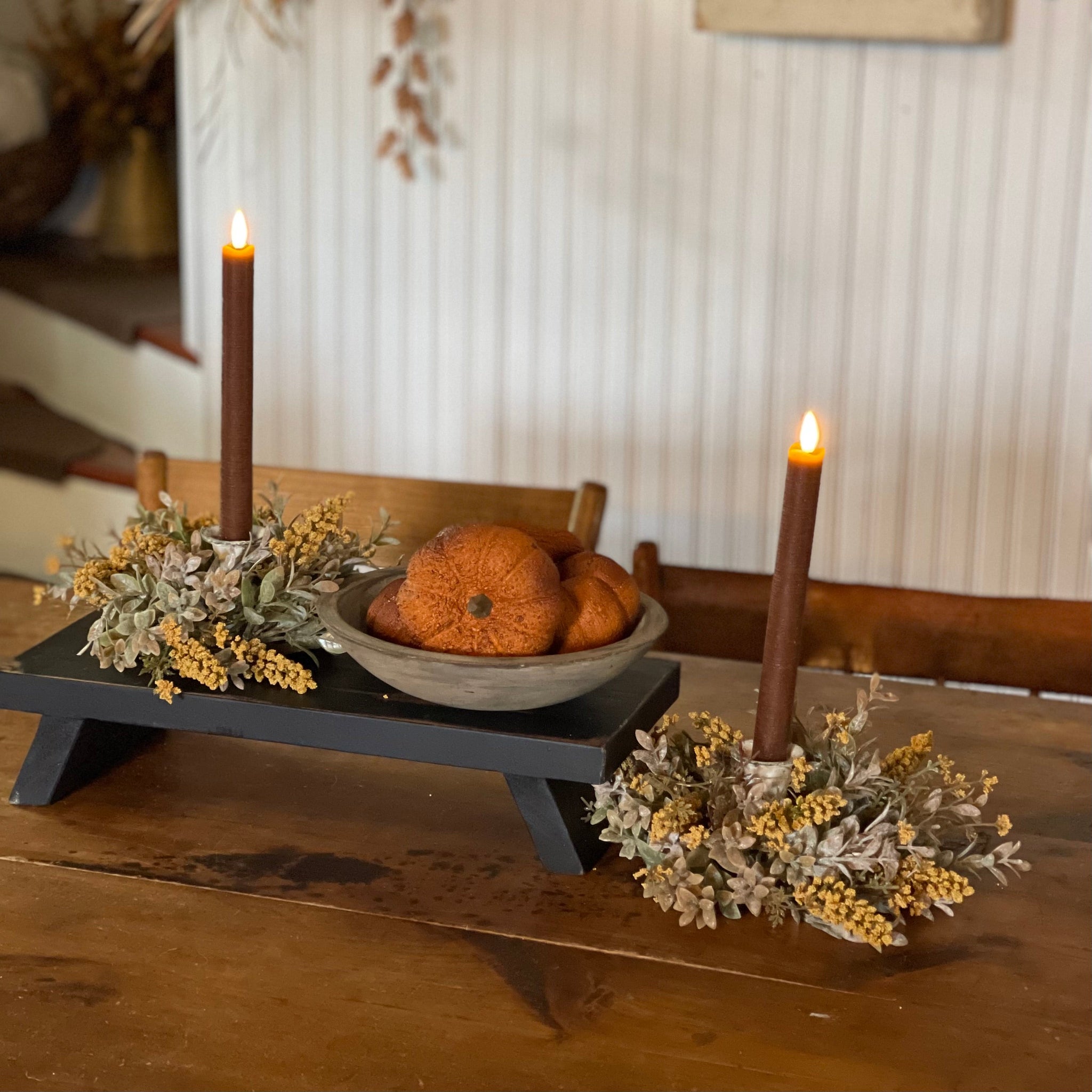 Brown Realistic Taper Candles Set w/FREE Remote - *PRE-ORDER* Accent Lighting, Best, Candles, Country Fall Decor, Fall Candles, Fall Decor, Fall Decorating, Fall Decorating Ideas, Farmhouse Fall Decor, Lighting, New, Pre-Order, Primitive Fall Decor, Rustic Fall Decor, Winter Candles