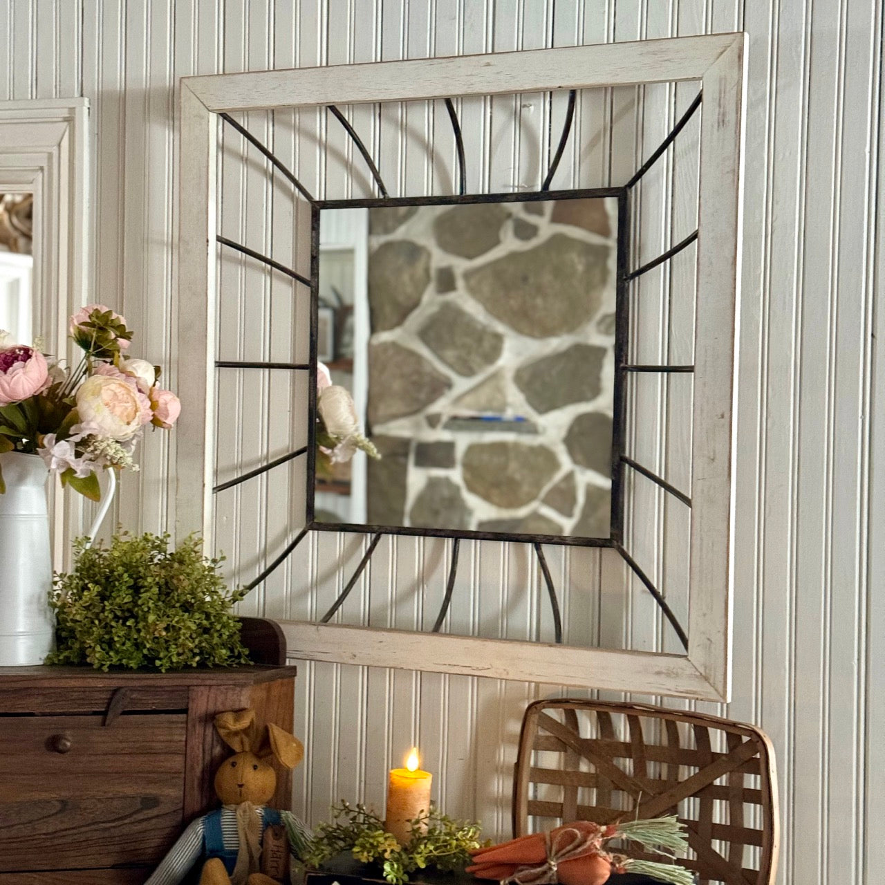 Farmhouse Square Mirror