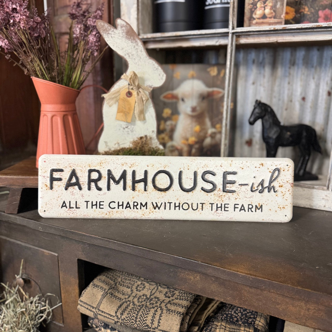 Farmhouse-ish Metal Sign