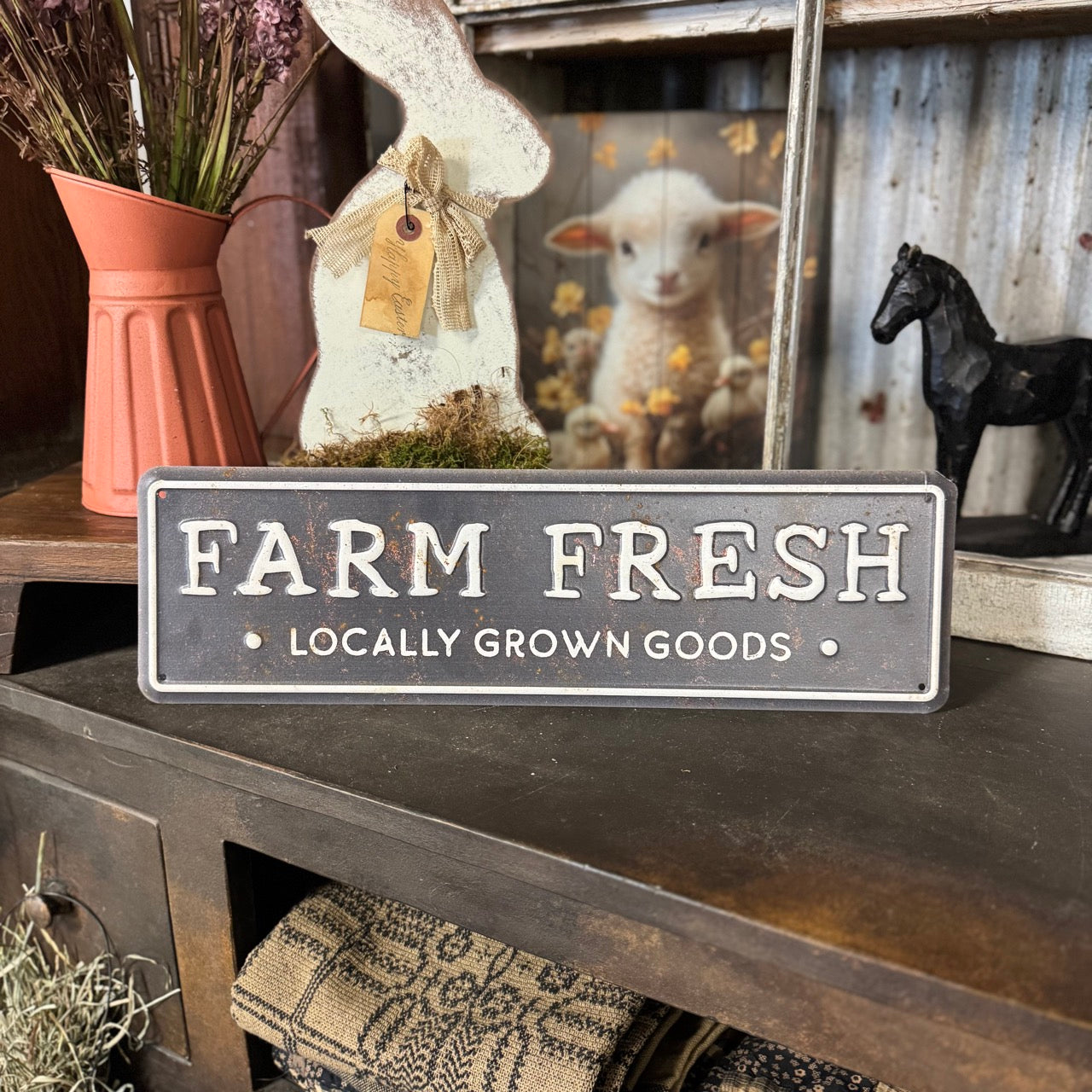 Farm Fresh - Metal Sign