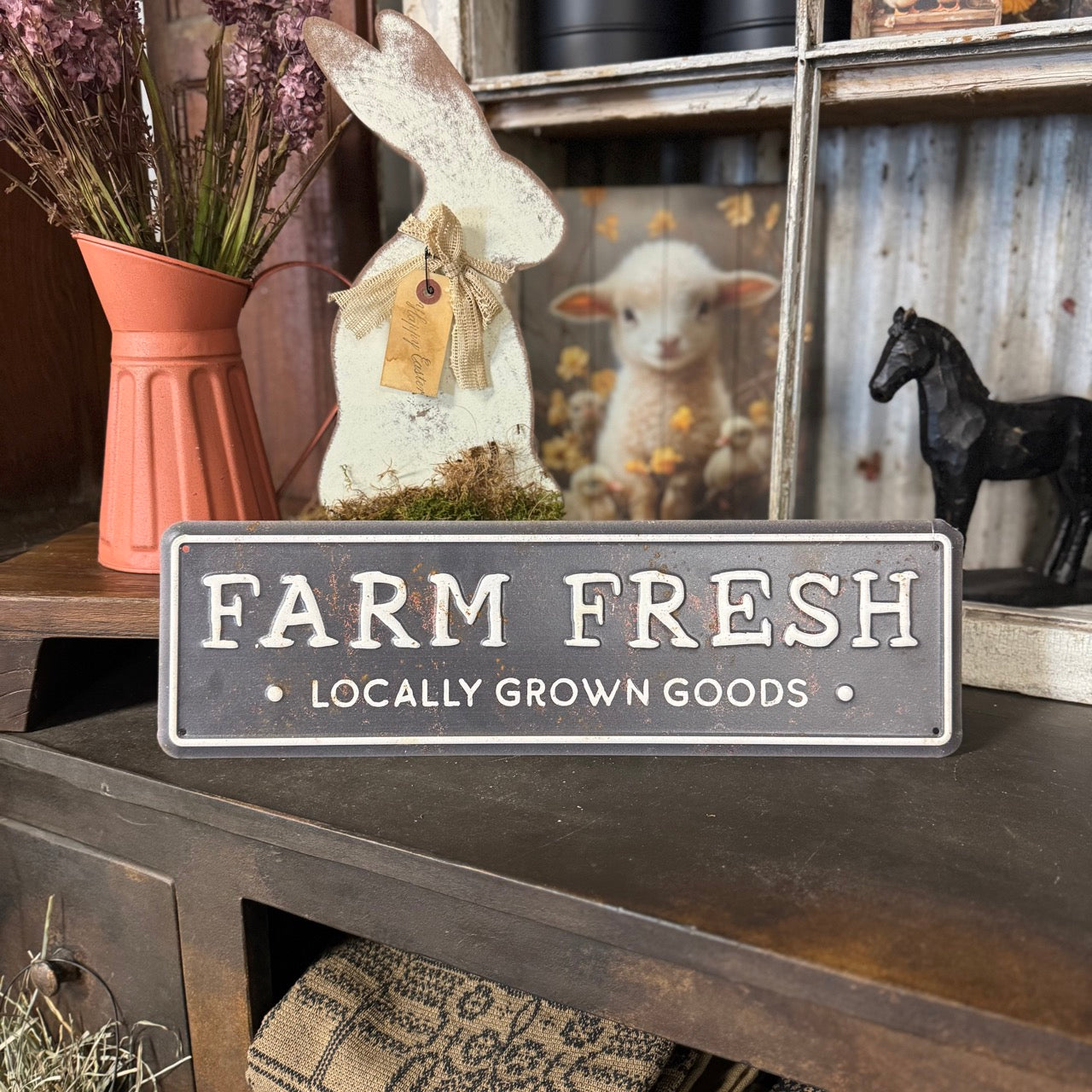 Farm Fresh - Metal Sign