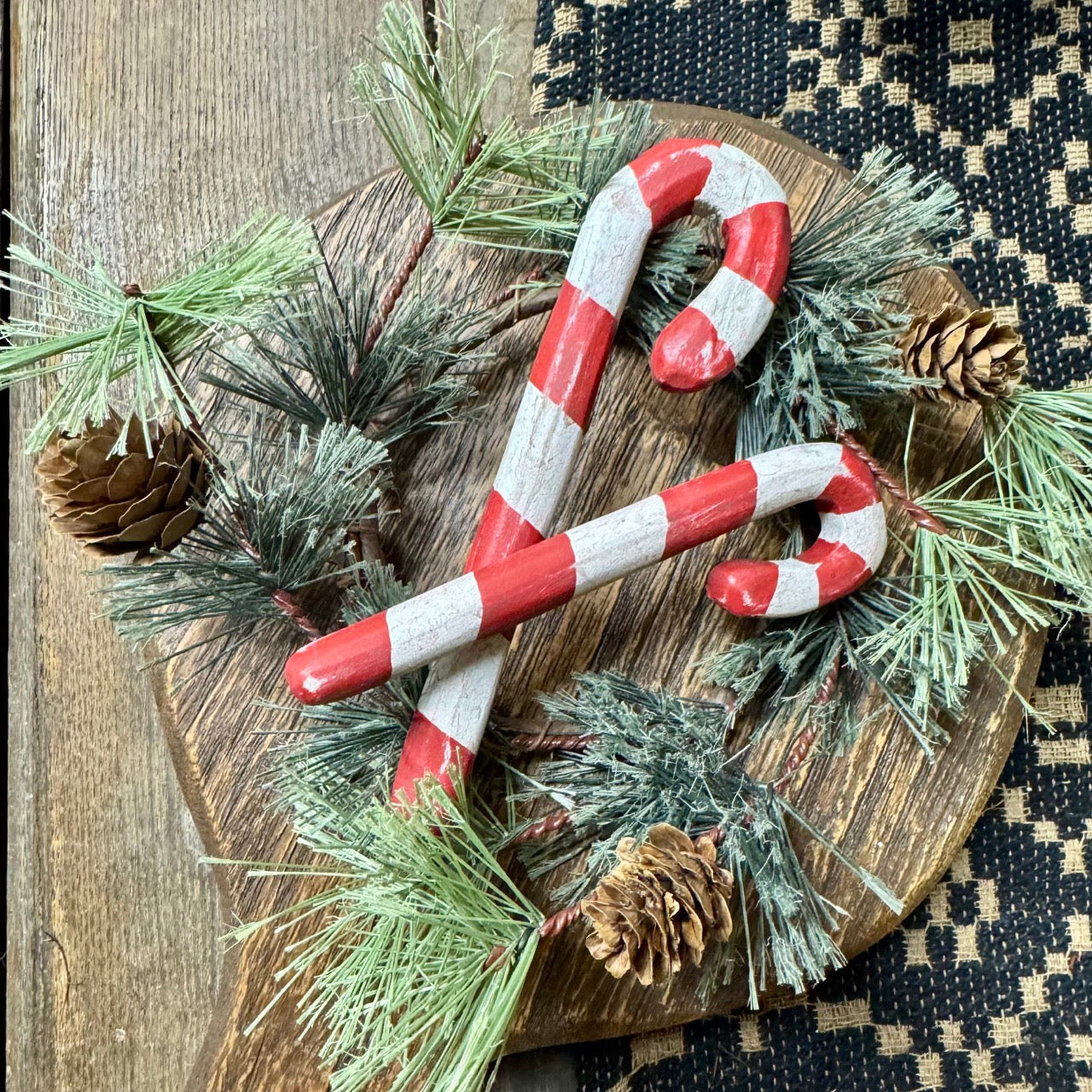 Antique Candy Canes - Set of 2