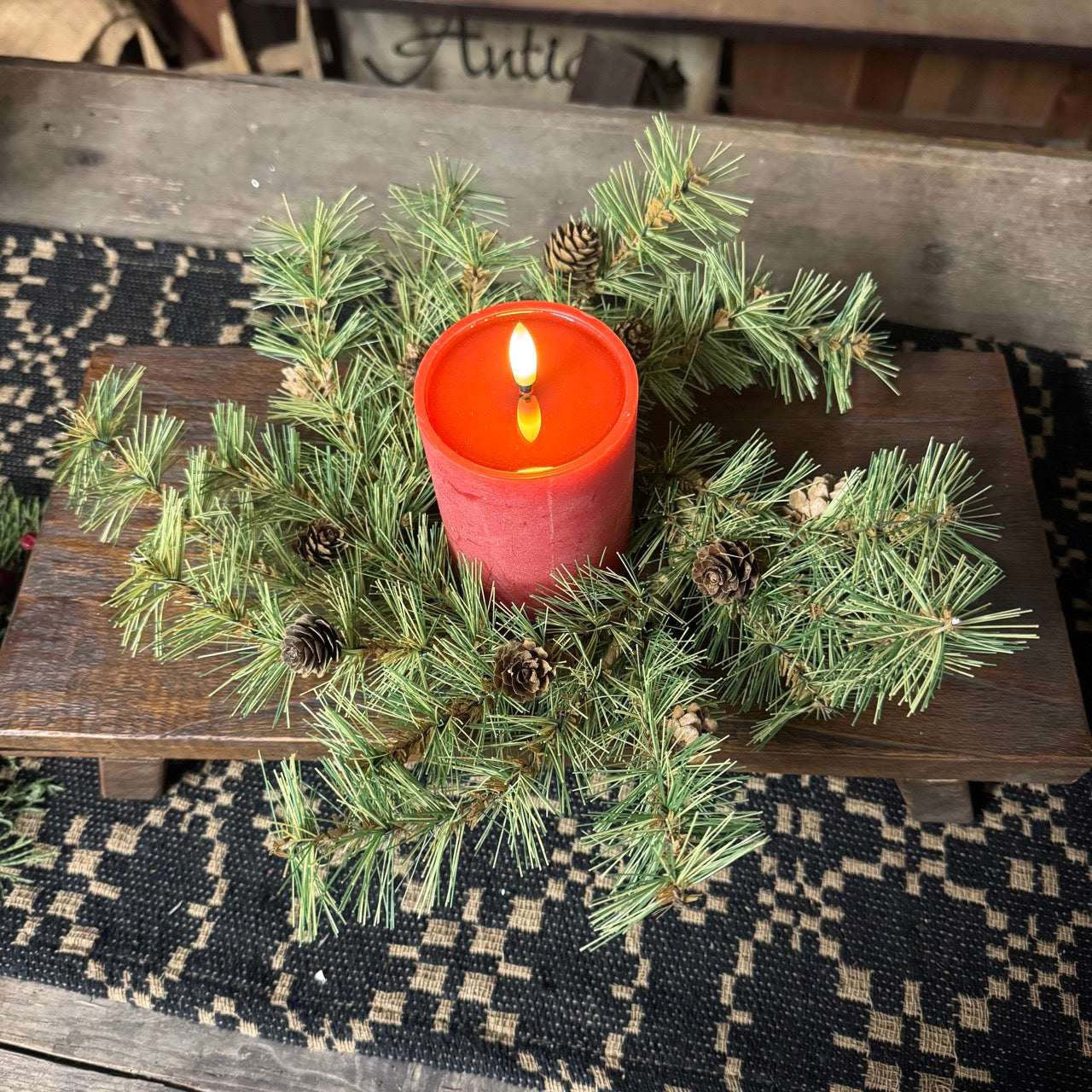 Mountain Lodge Candle Ring