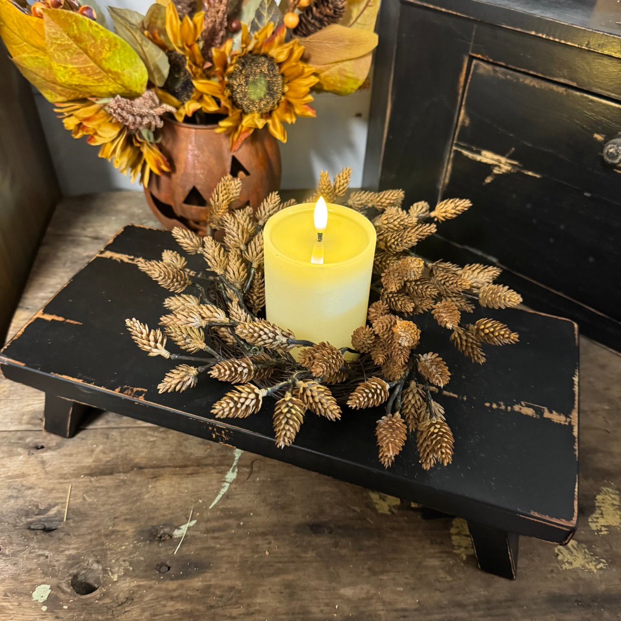 Pine Cone Forest Candle Set