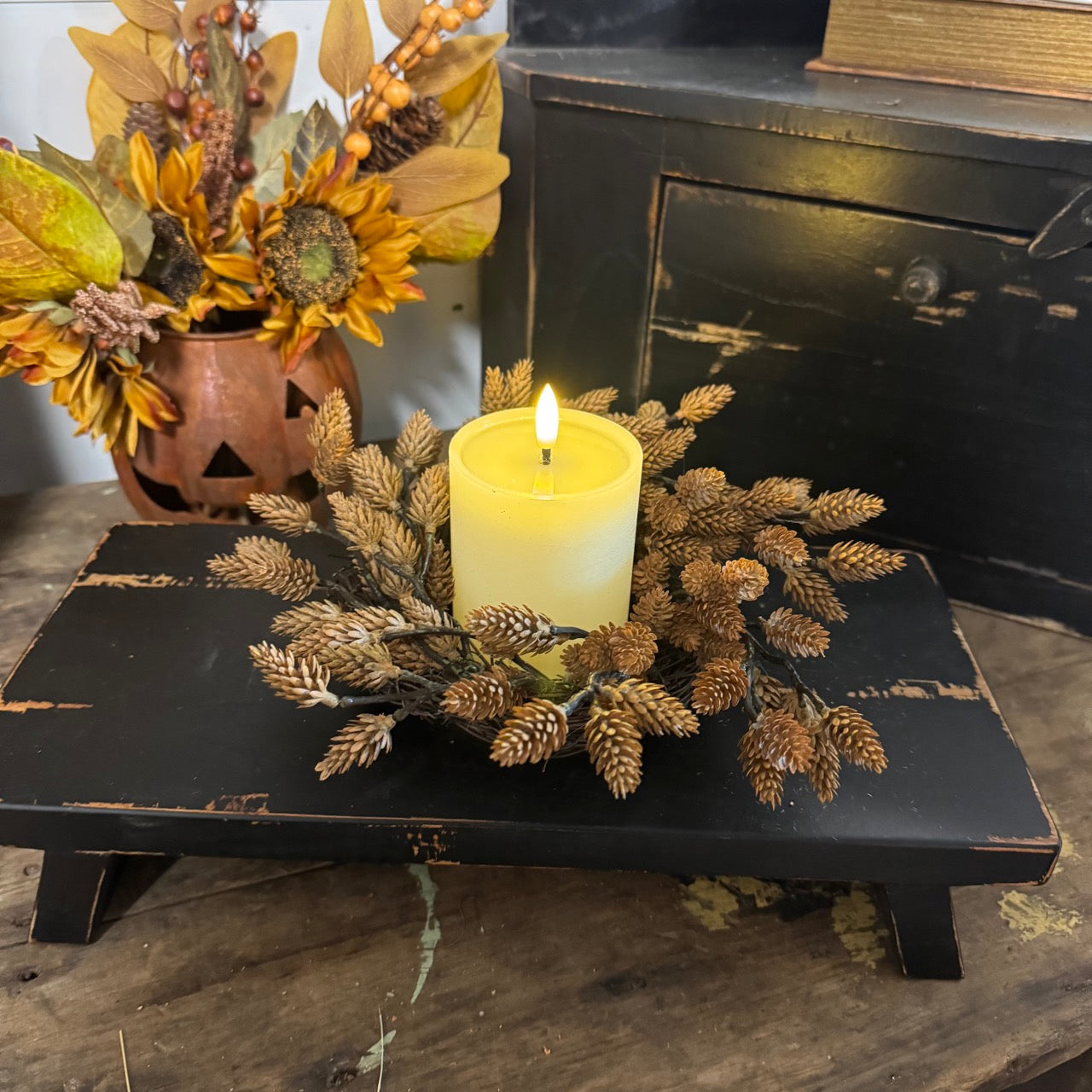 Pine Cone Forest Candle Set