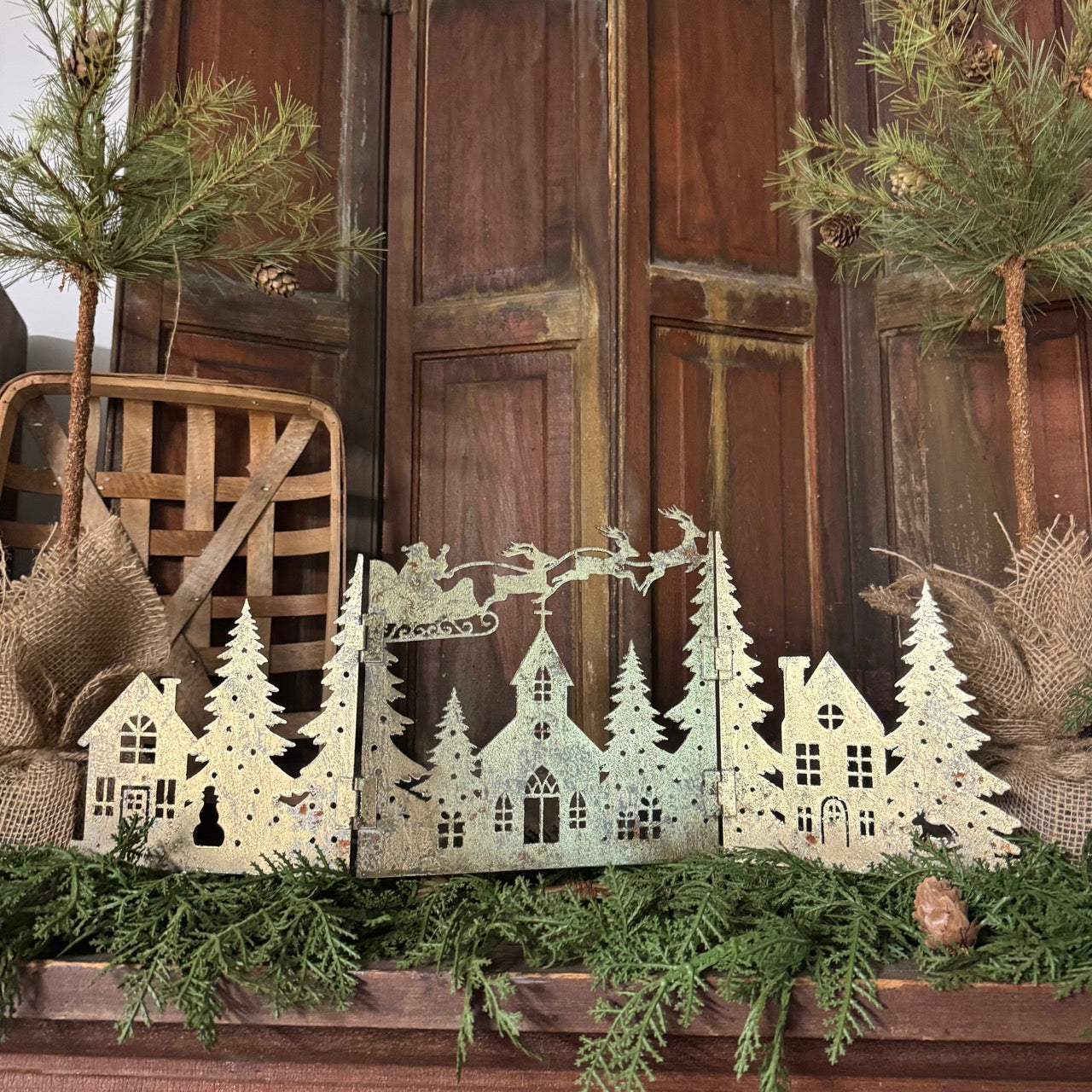 Twas' the Night Before Christmas - Metal Display