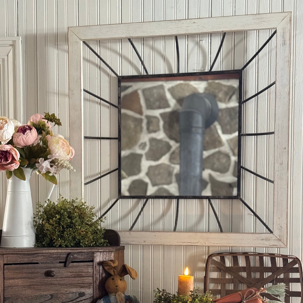 Farmhouse Square Mirror