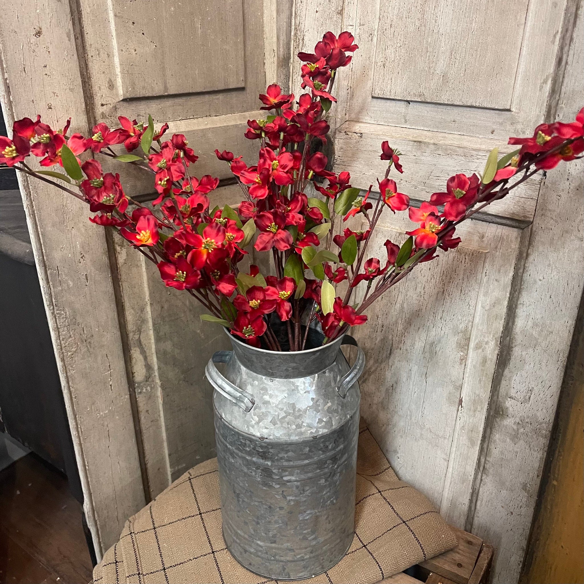 Red Dogwood Flowers - Set of 5 Artificial Spring Plants, Farmhouse Spring Decor, Farmhouse Spring Decorating, New, Spring Decor, Spring Decorating, Spring Farmhouse Decor, Spring Floral, Spring Florals, Spring Flowers, Spring Home Decor, Top Spring Products