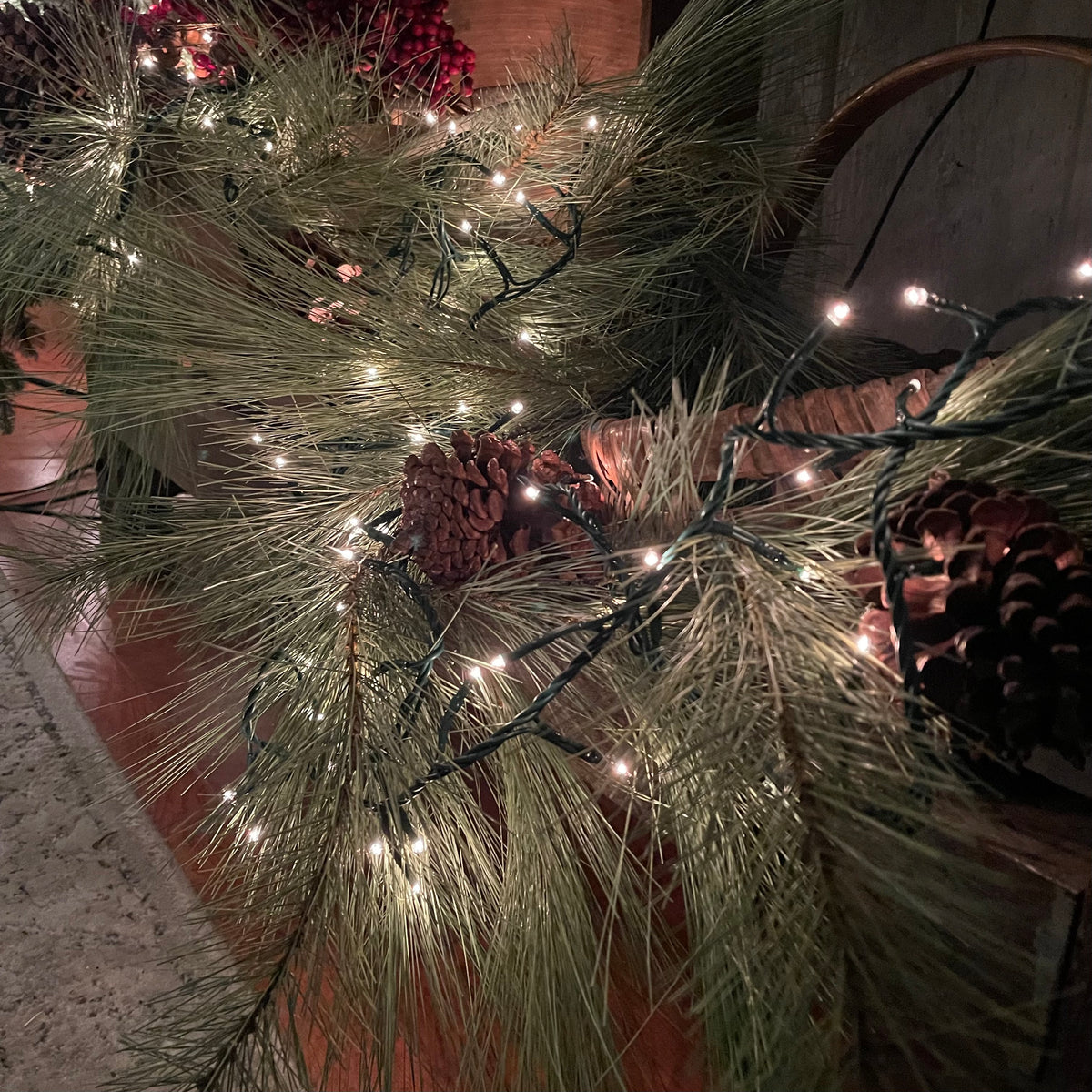 Twinkle Lights Tiny Bulbs Winter Decor Red Fox Primitives