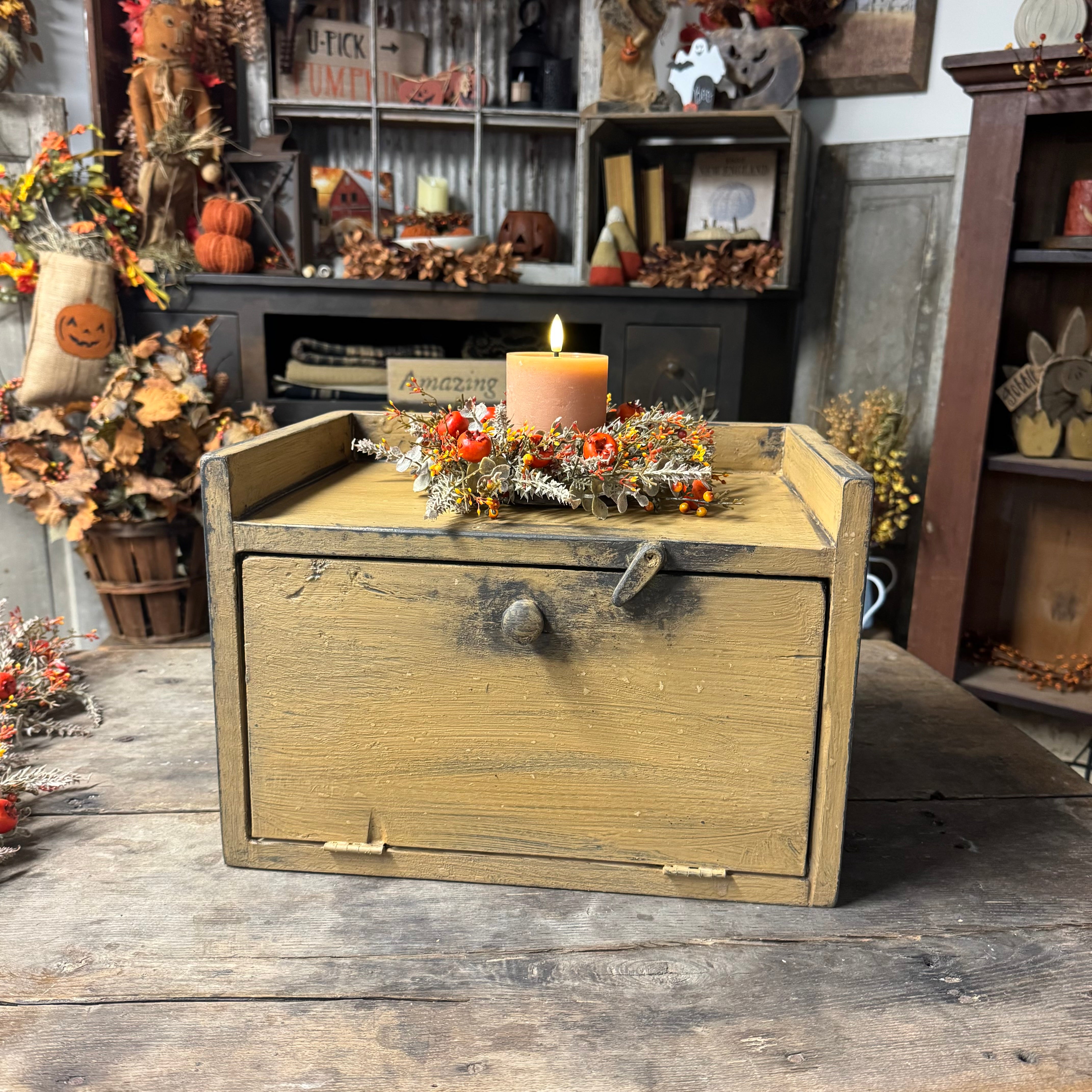 Bread Box Cabinet – Red Fox Pri