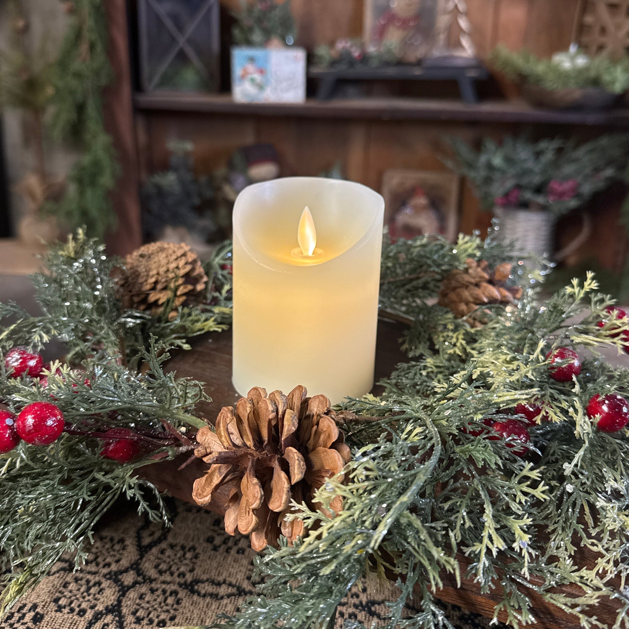 Cozy Hearthlight Candle