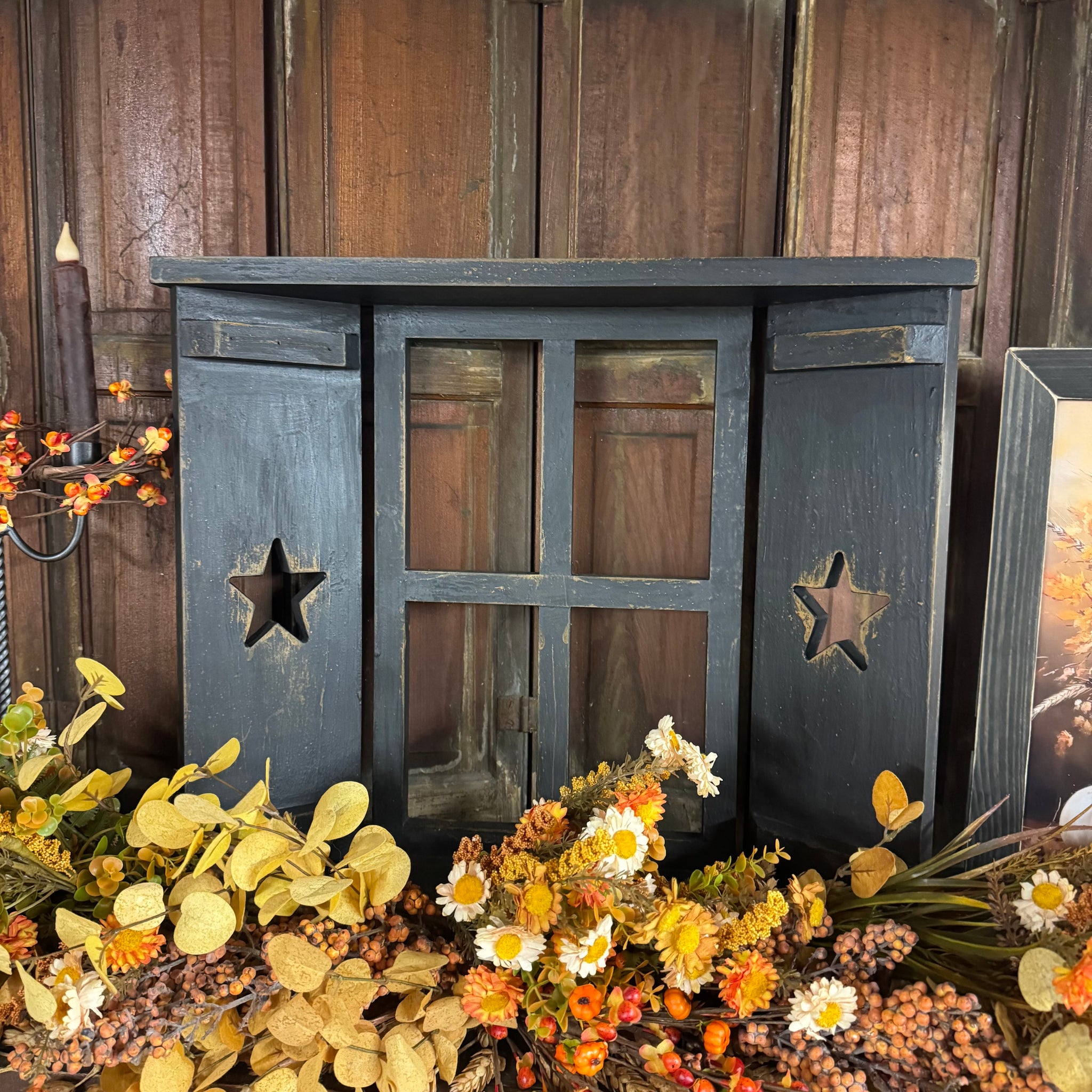Window w/Shutters - Decorative Accent