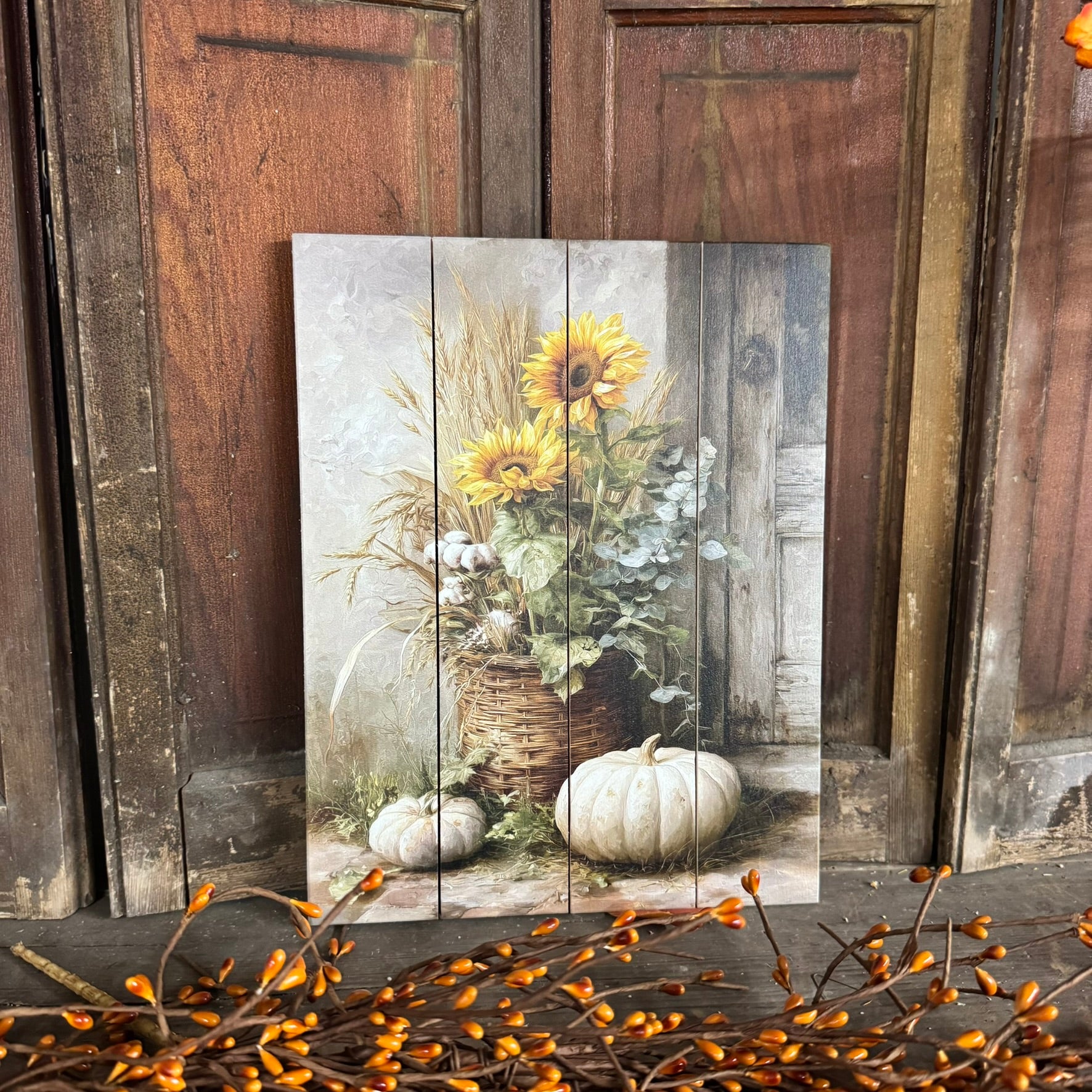 Rustic Sunflower - Pallet Art