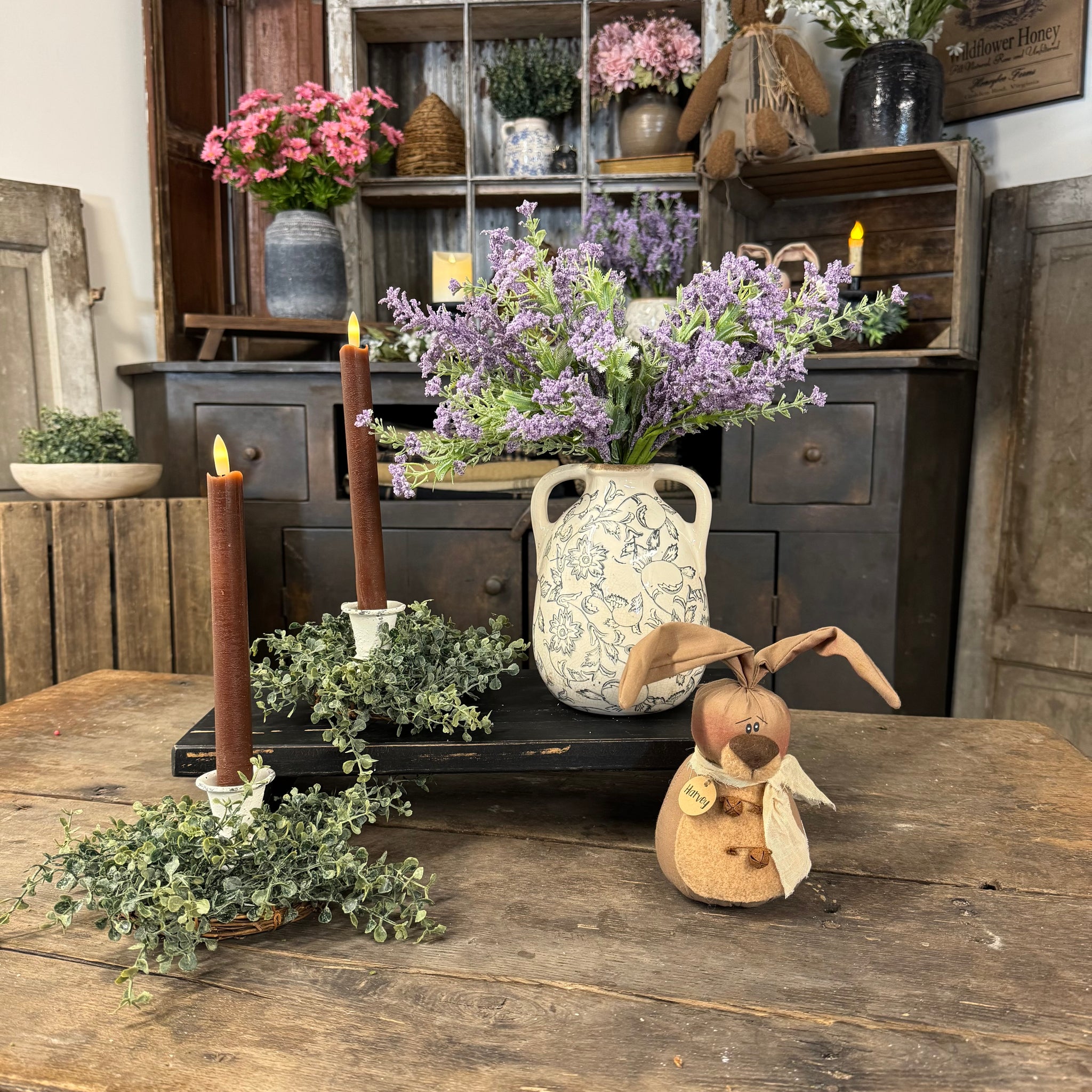 Black Wooden Table Riser