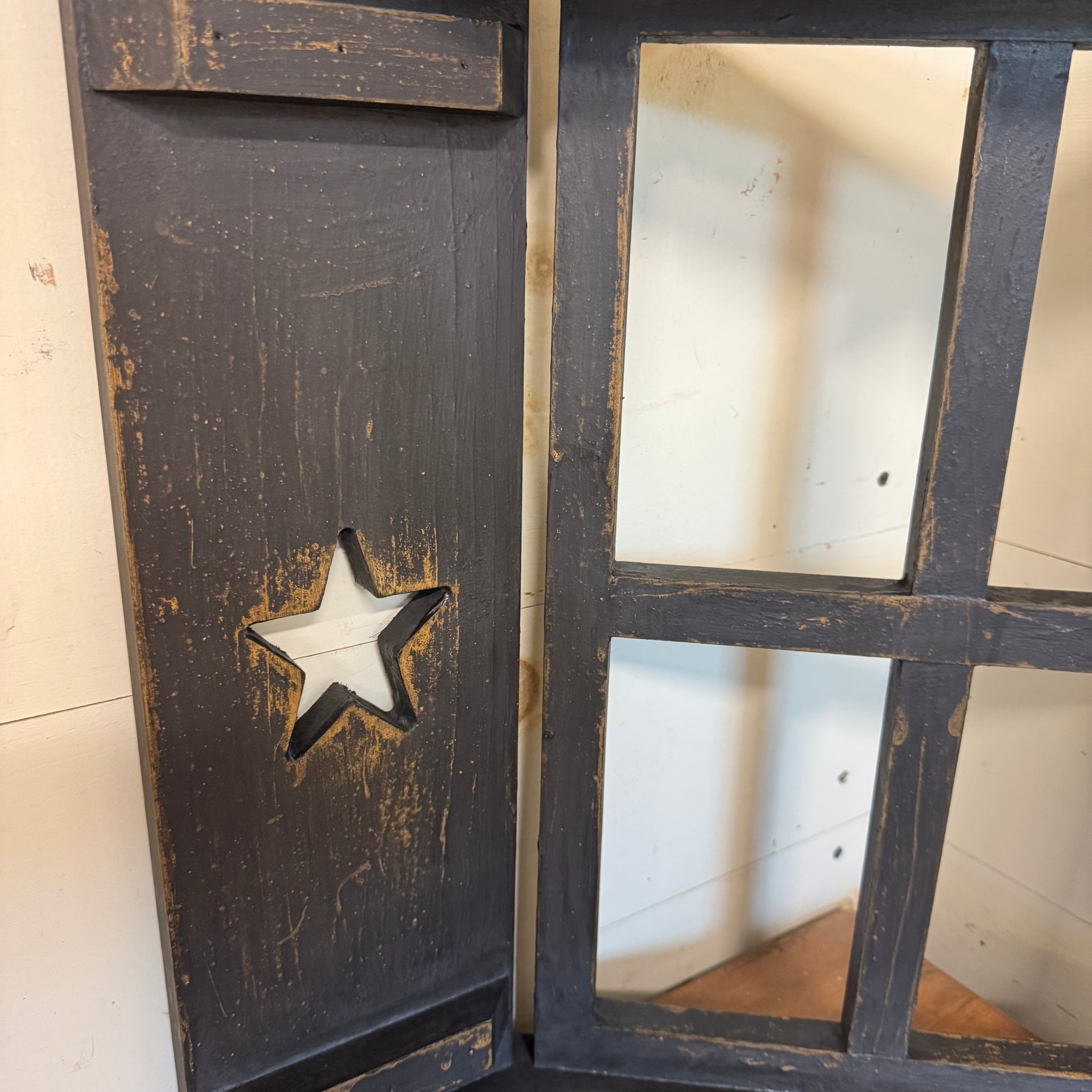 Window w/Shutters - Decorative Accent