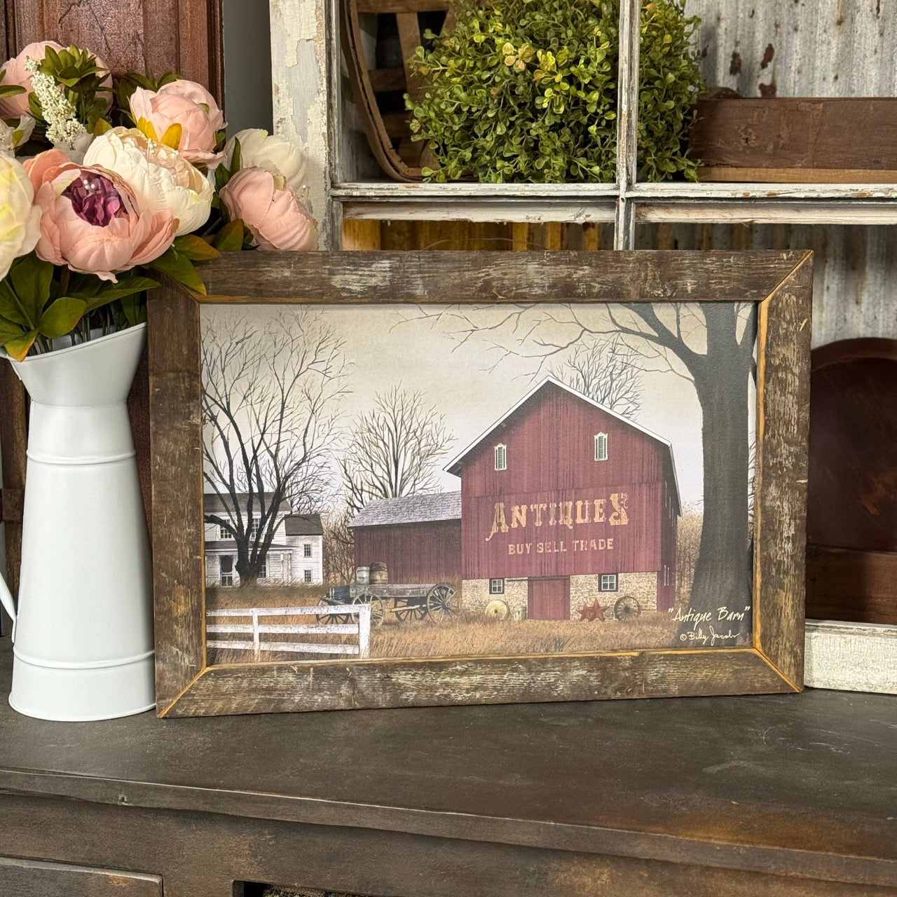 Billy Jacobs "Antique Barn" Framed Art