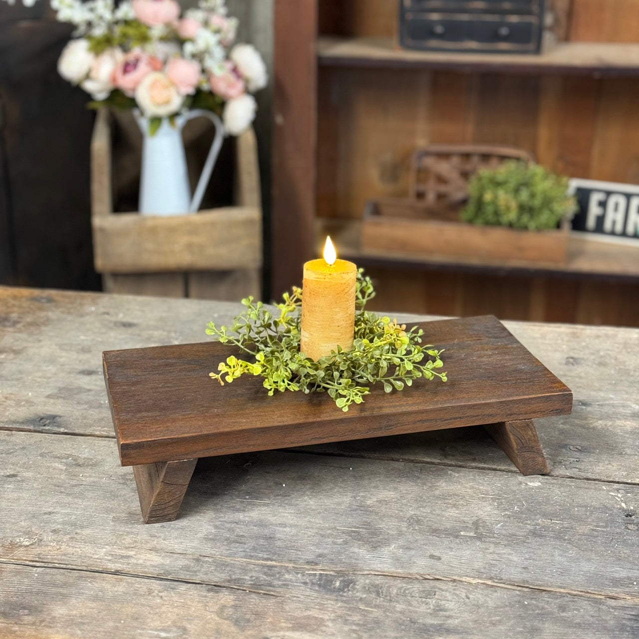 Rustic Brown Table Riser - FREE Gift Included - Limited Time! – Red Fox ...