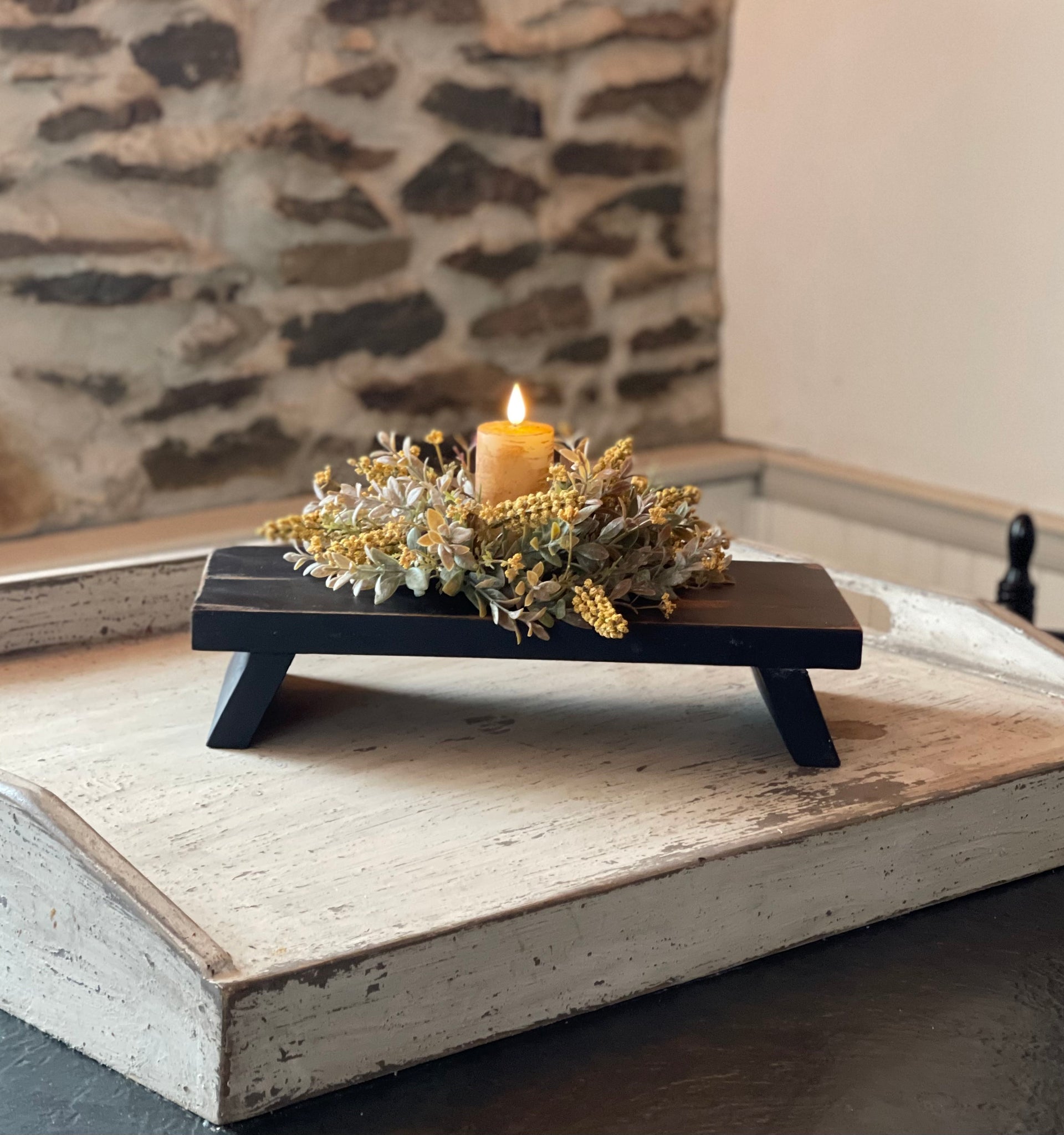 Black Wooden Table Riser – Red Fox Primitives