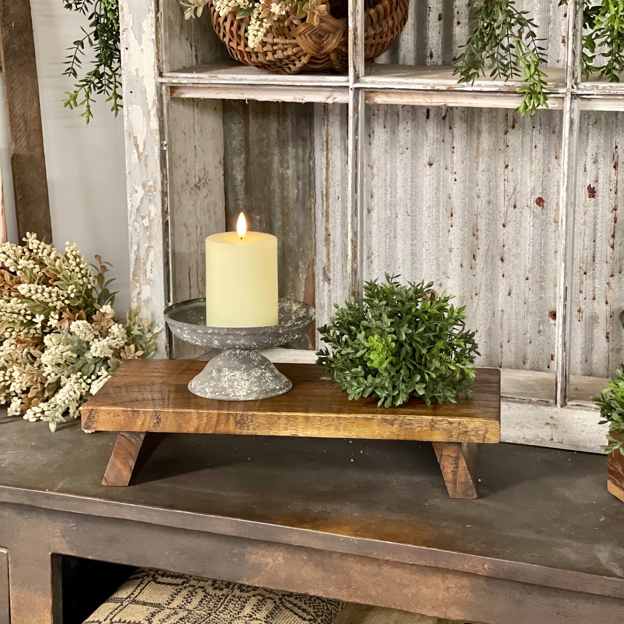 Rustic Brown Table Riser - Limited Stock!