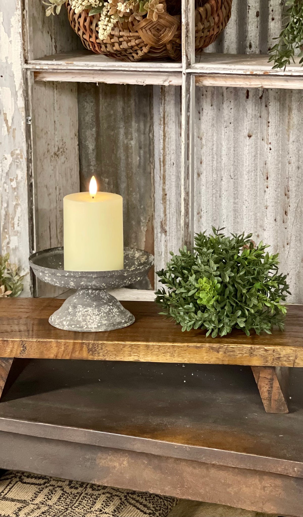 Rustic Brown Table Riser – Red Fox Primitives