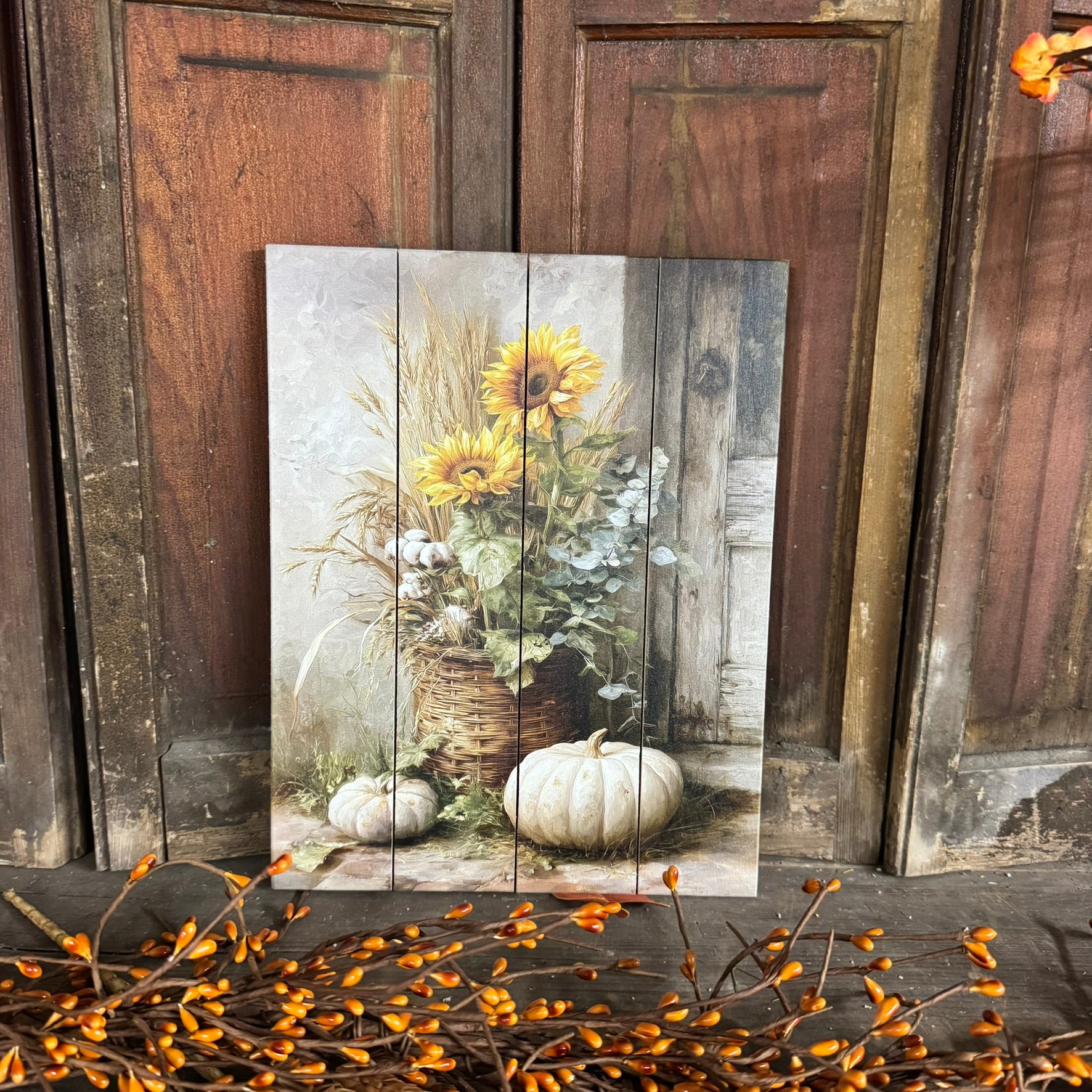 Rustic Sunflower - Pallet Art