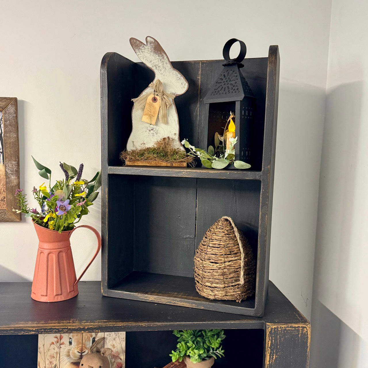 Country Wall Box - Black