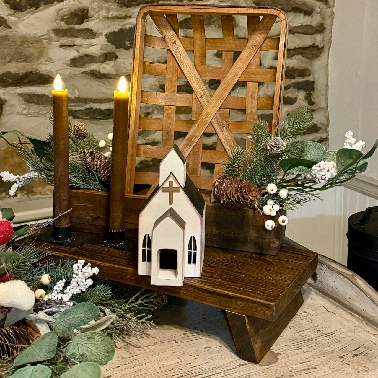 Rustic Brown Table Riser - FREE Gift Included - Limited Time!