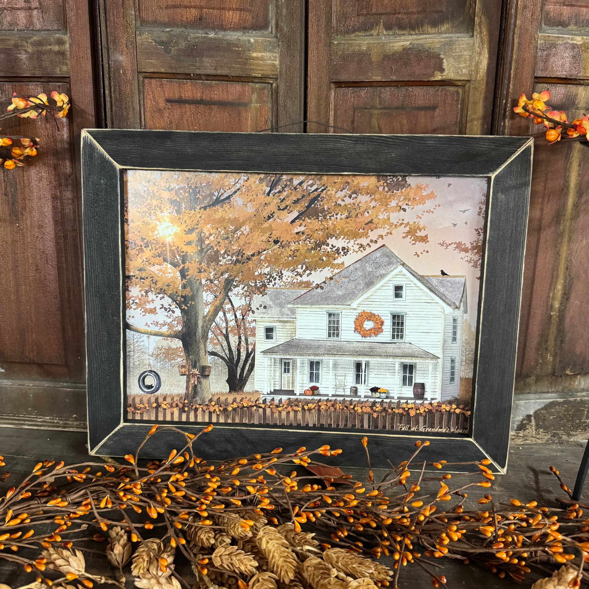 Billy Jacobs "Fall at Grandma's House" Framed Art
