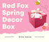 Red Fox Decor Box - Spring Themed- Limited Quantities!