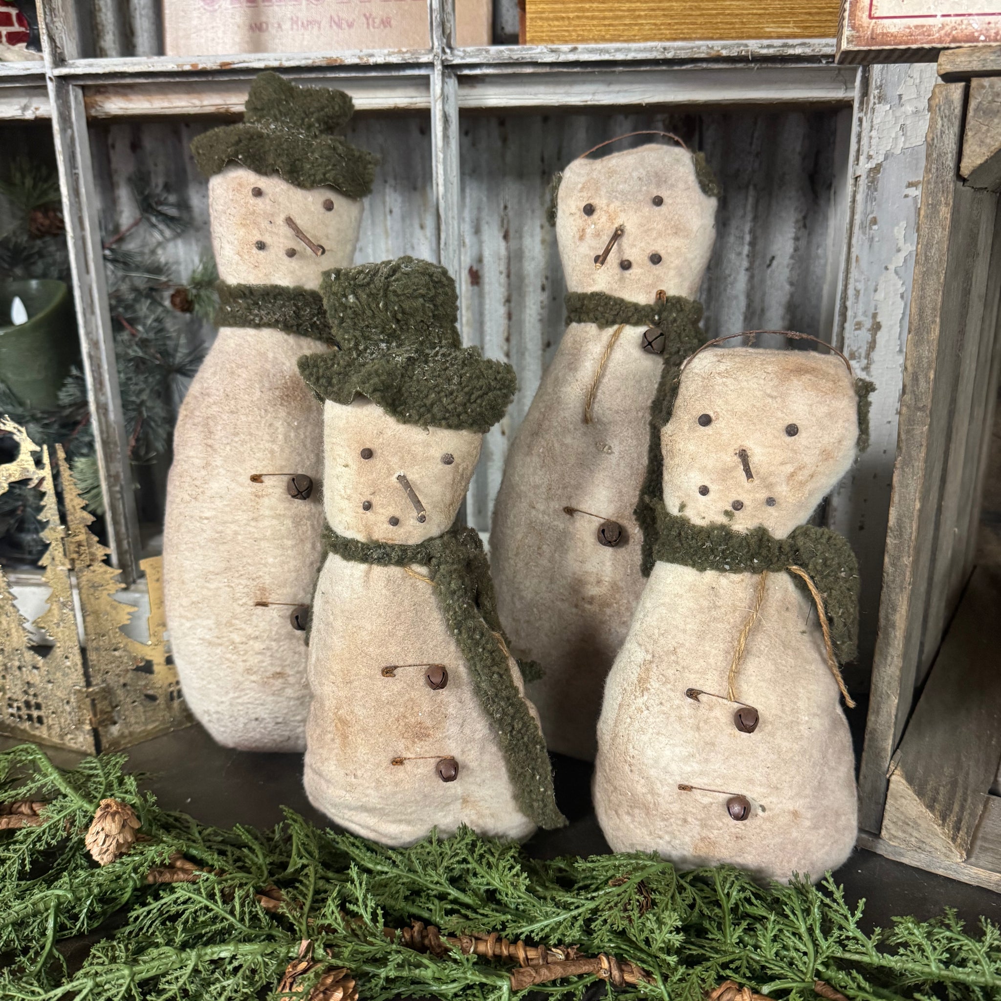 Snowman Family-Handmade Set of 4