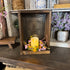 Rustic Brown Tin Box - Vertical