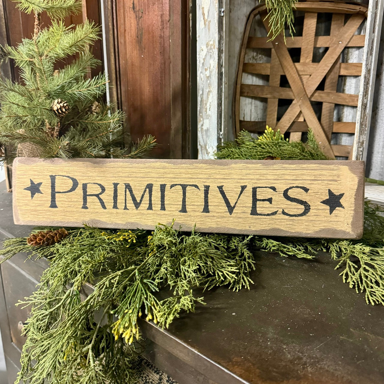 Primitives - Wooden Sign