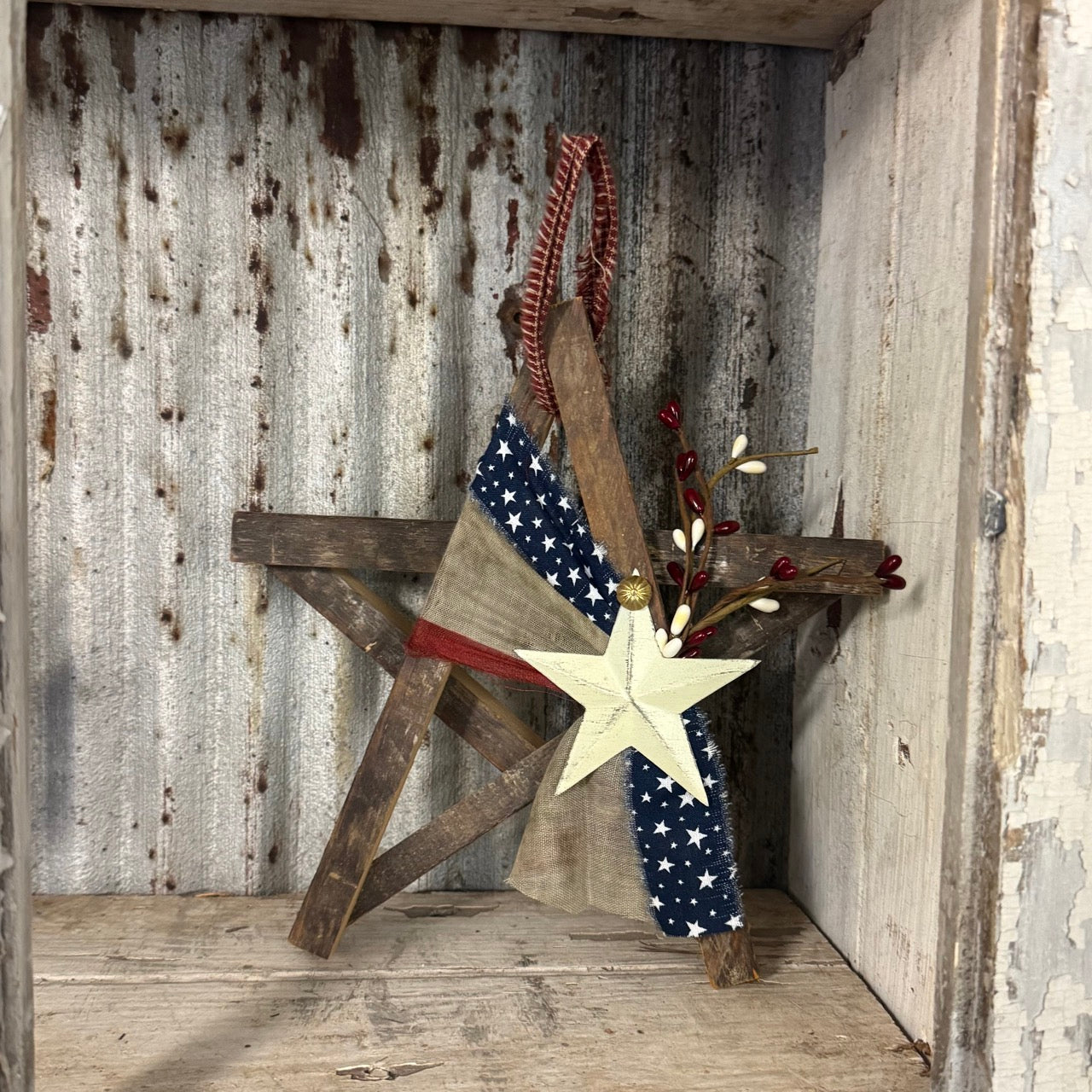 Hanging Patriotic Star