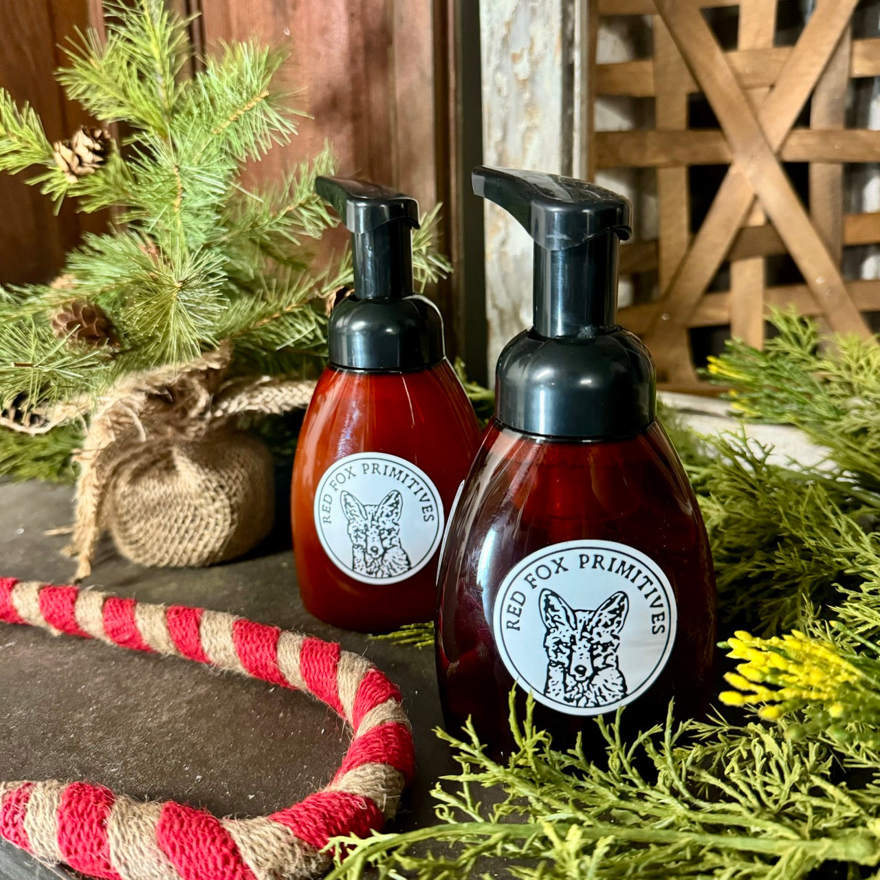 Candy Canes -Peppermint Foaming Hand Soap 2- Pack