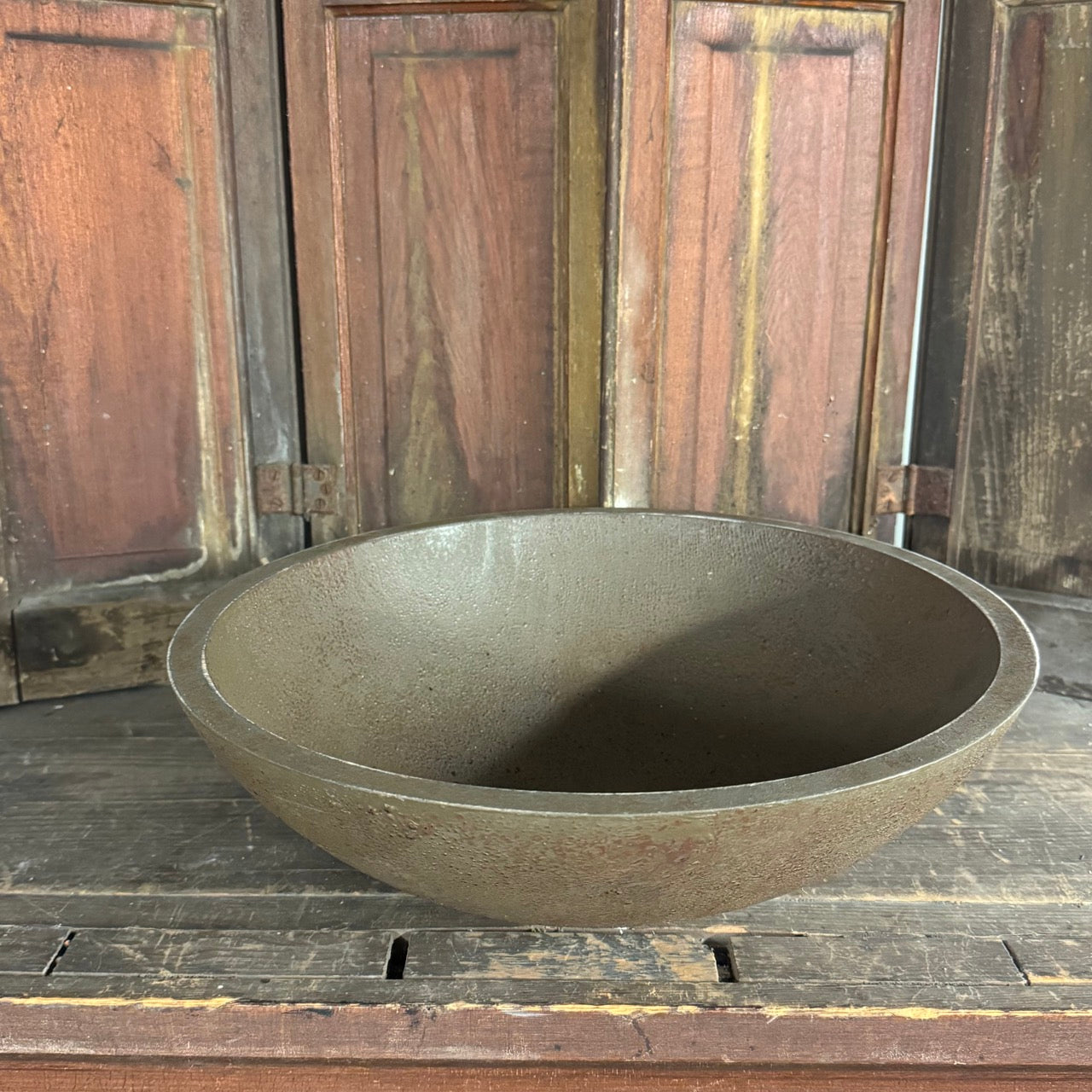 Brown Wooden Bowl - 15"
