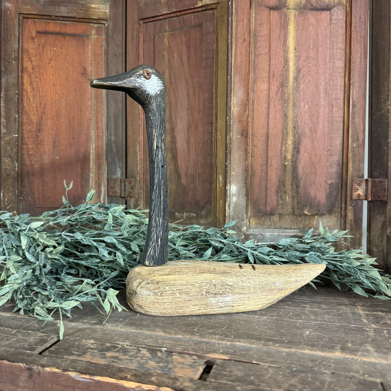 Small Wooden Goose