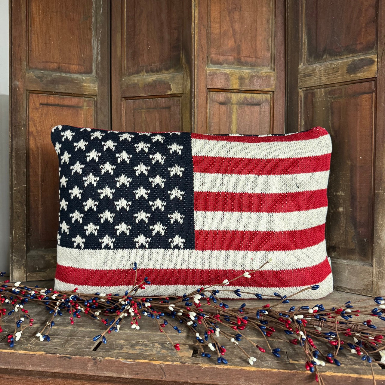 American Flag Pillow