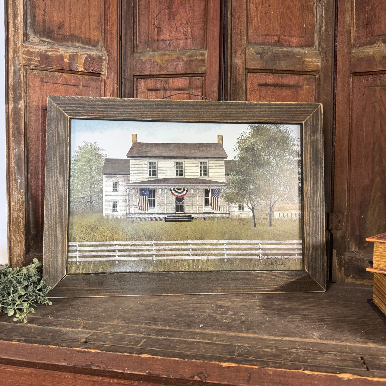 Billy Jacobs "My American Home" Framed Art