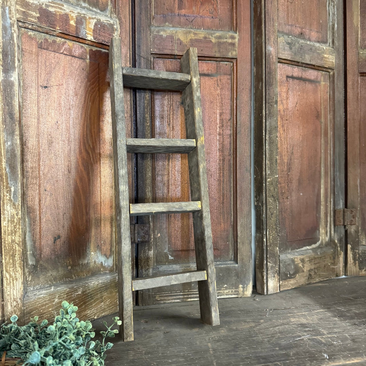 Primitive Wooden Ladder - Decorative Tea Towel Holder