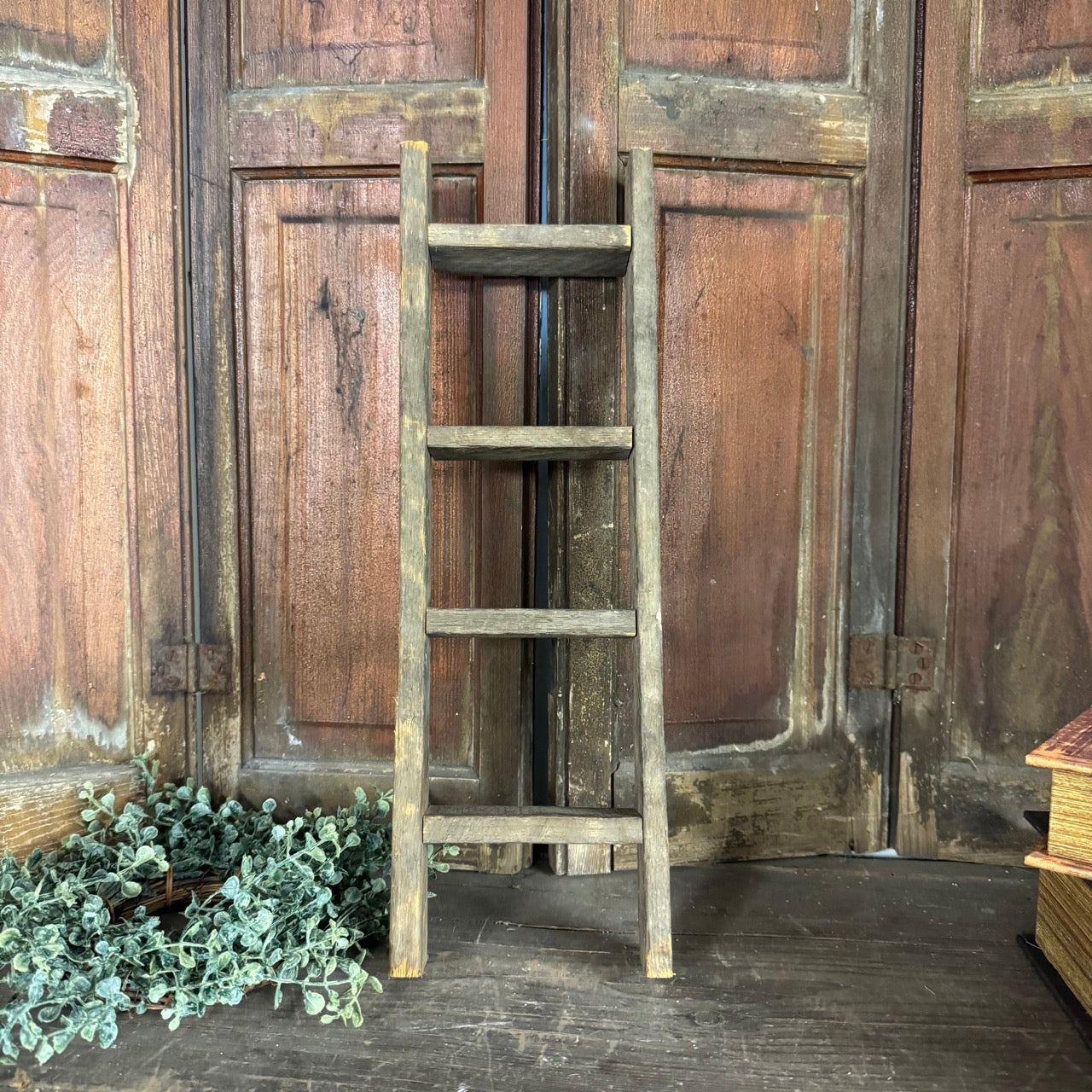 Primitive Wooden Ladder - Decorative Tea Towel Holder