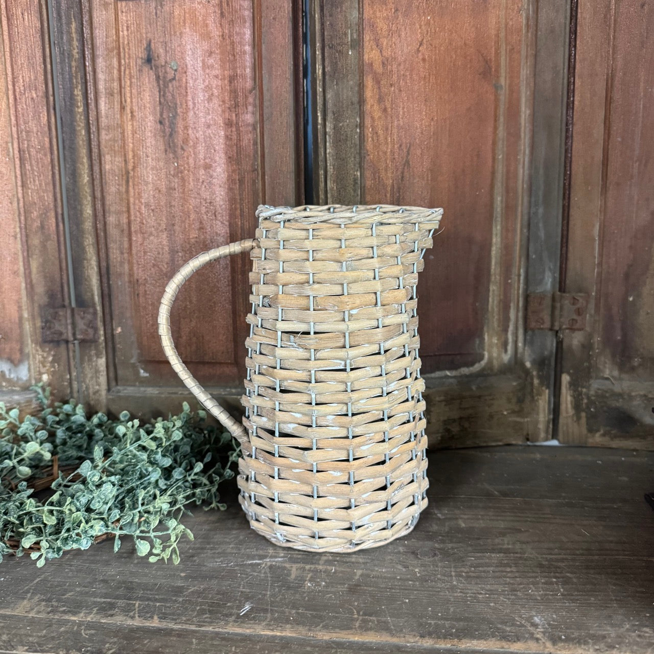 Wicker Pitcher