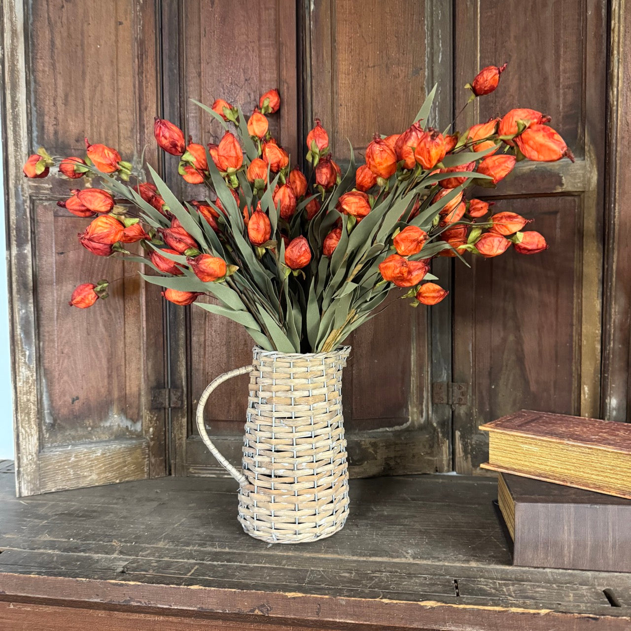 Wicker Pitcher