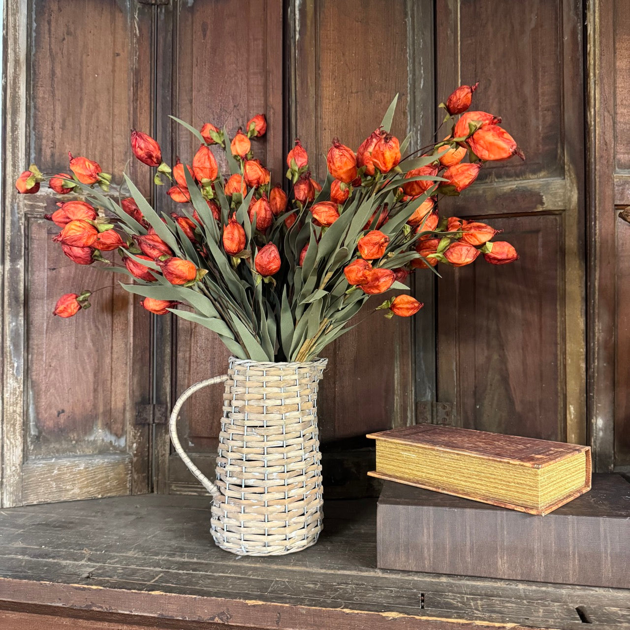 Wicker Pitcher