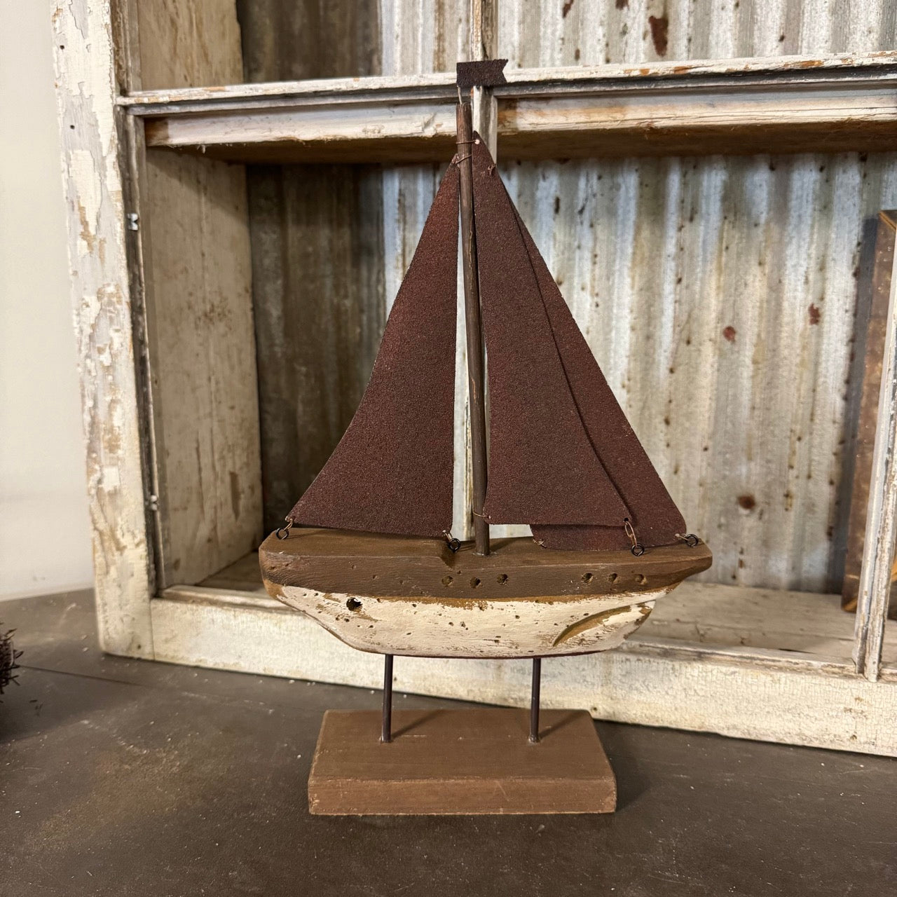Primitive Sail Boat