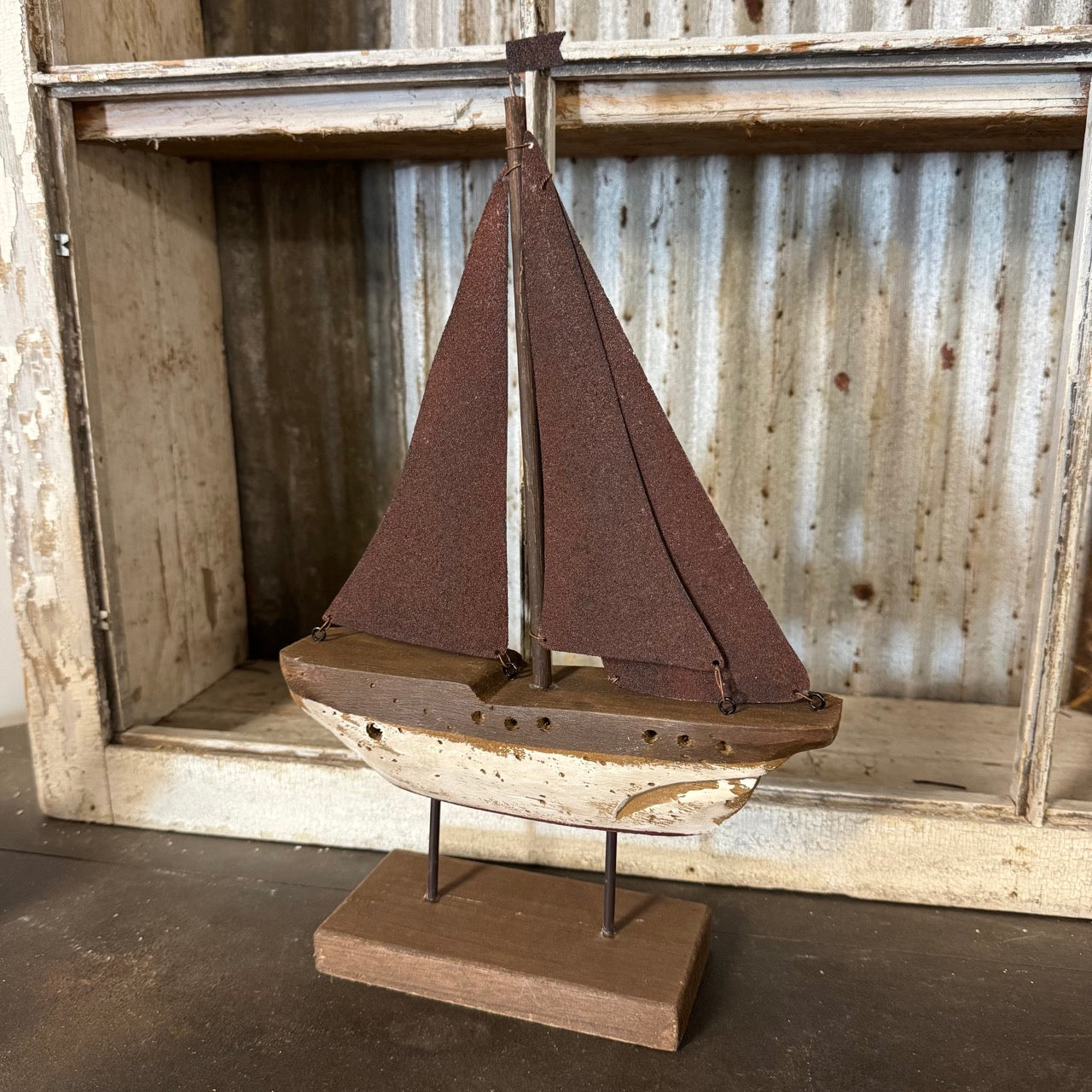 Primitive Sail Boat