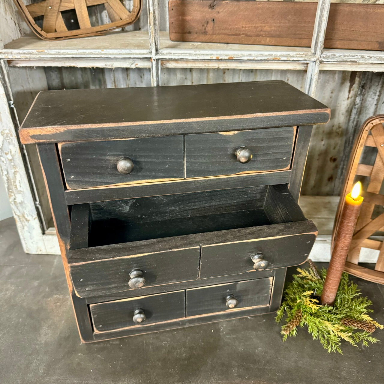 4 Drawer Countertop Cabinet