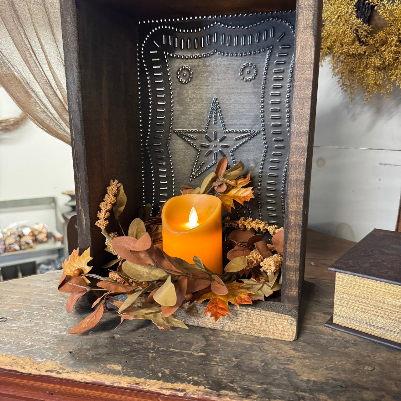 Maple Candle Ring