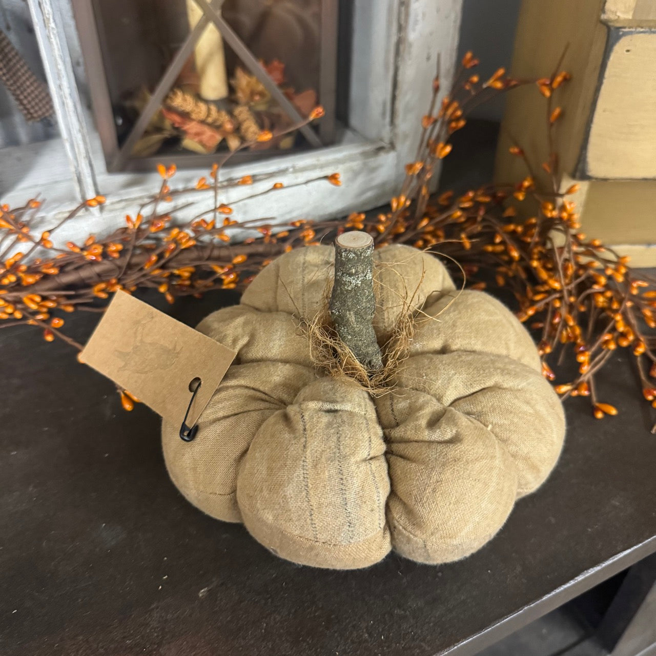 Handmade Fabric Pumpkin