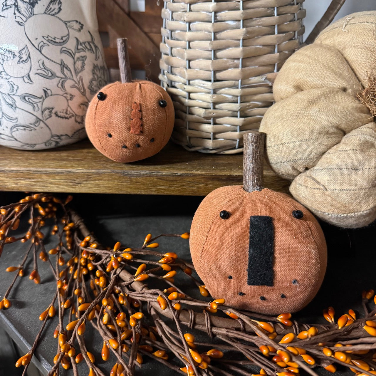 Patch & Porter - Pumpkin Head Set